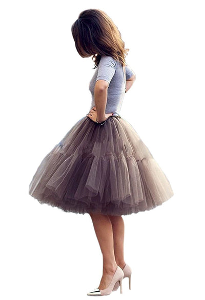 Spring And Summer Mesh Pleated Bubble Skirt - Carvan Mart