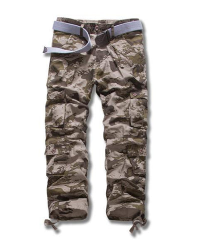 Tactical Multi-pocket Outdoor Pants - Durable 100% Cotton Cargo Trousers - Carvan Mart