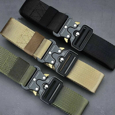 PREMIUM Men Casual Military Belt Tactical Waistband Rescue Rigger Nylon Belt USA - - Men's Belts - Carvan Mart