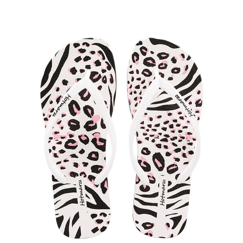 Women's Leopard Flip Flops Non-slip Slippers Summer Flip-flops Women - Carvan Mart