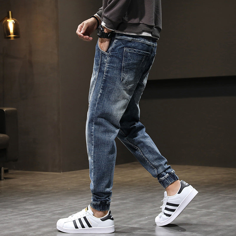 Men's Plus Velvet Stretch Plus Size Jeans Slim Casual - Carvan Mart Ltd