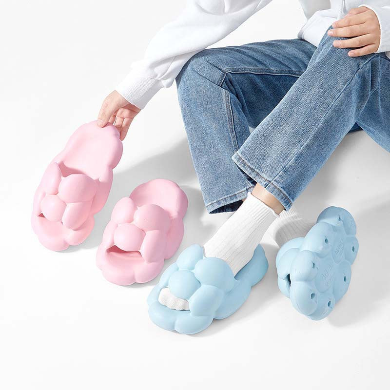 Soft Cloud Slippers Cute Shoes Women Outdoor Indoor Bathroom Slipper - Carvan Mart