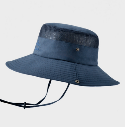 Solid Color Big Brim Sun Hat Outdoor Mountaineering Protection - Carvan Mart