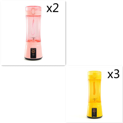 Portable Blender Portable Fruit Electric Juicing Cup Kitchen Gadgets - Set12 USB - Compact Blenders - Carvan Mart