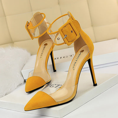 Transparent high heels - Carvan Mart