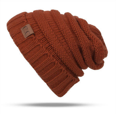 CC Beanies Winter Hats - Orange Red - Women's Hats & Caps - Carvan Mart