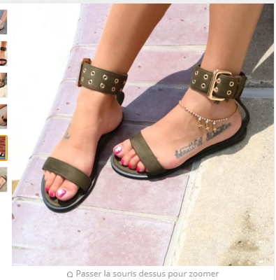 Rivet sandals - Carvan Mart