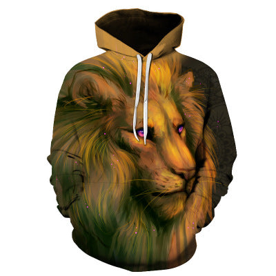 Wolf Printed Hoodies Men 3D Sweatshirt - Carvan Mart