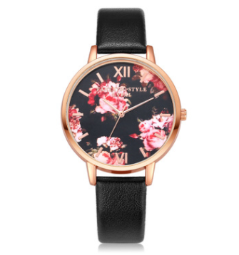 High Quality Fashion Leather Strap Rose Gold Women Watch Casual Love Heart Quartz Wrist Watch Women Dress Ladies Luxury Watches - Carvan Mart