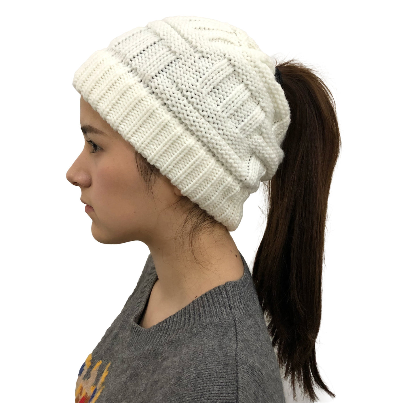 Winter Hats For Women - White - Women's Hats & Caps - Carvan Mart
