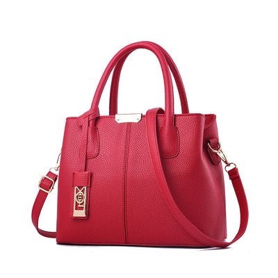 Large Tote Bags For Women Work Handbag Roomy Fashion Satchel Shoulder bags - Wine Red - Shoulder Bags - Carvan Mart