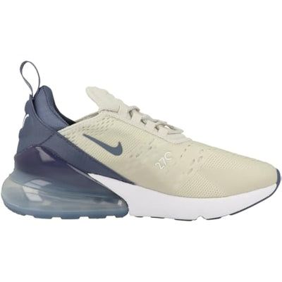 Nike Air Max 270 Shoes - Light Bone Diffused Blue-White - Sneakers - Nike