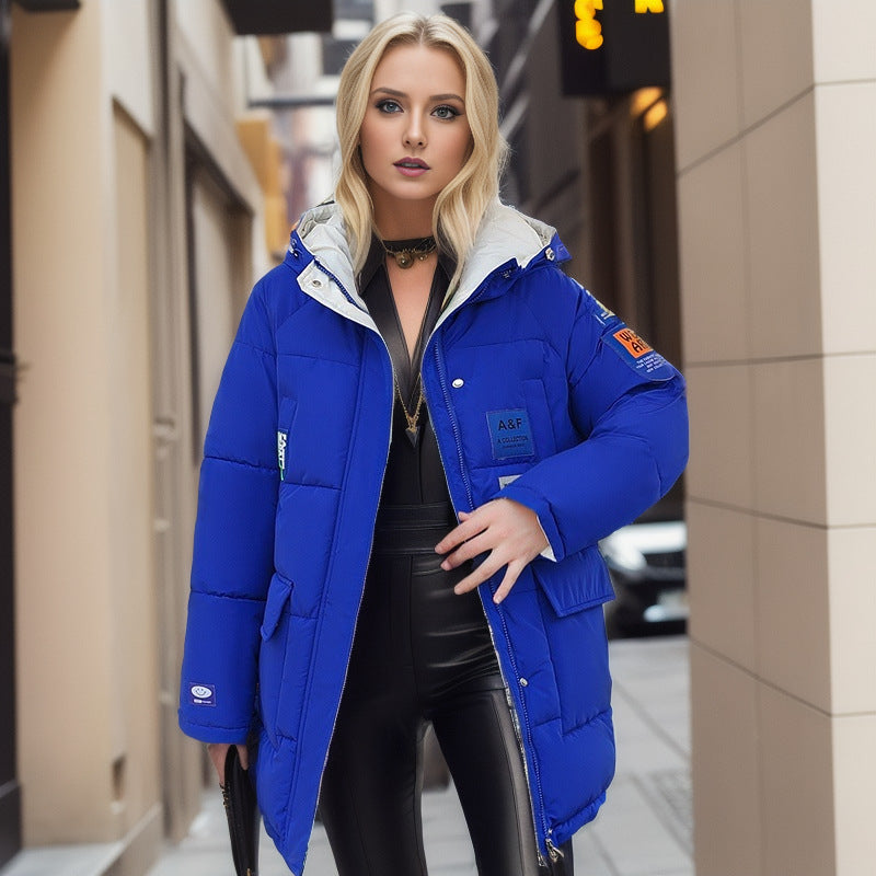 Designer Cold-Weather Attire Women's Double Sided Down Cotton Jacket - Carvan Mart