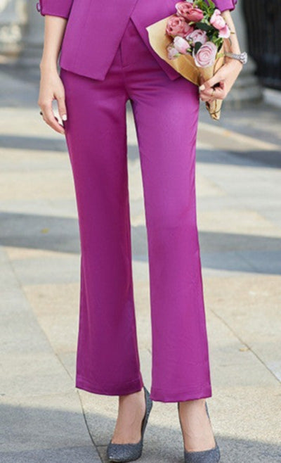 Dress With Blazer Temperament Commuter Dressy Pant Suits For Women - Carvan Mart