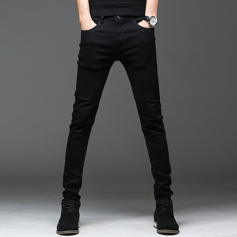 Men's Stylish Jeans Pants Comfortable Youth Pants - 2108black - Men's Jeans - Carvan Mart