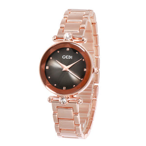 Ladies Steel Band Bracelet Quartz Watch - - Women's Watches - Carvan Mart