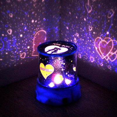 Fantasy Starry Sky Projector Led Birthday Gift Night Light - Second generation lovers USB - Gift - Carvan Mart