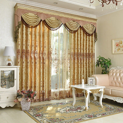 Luxury Hollow Embroidery Curtain - Carvan Mart Ltd
