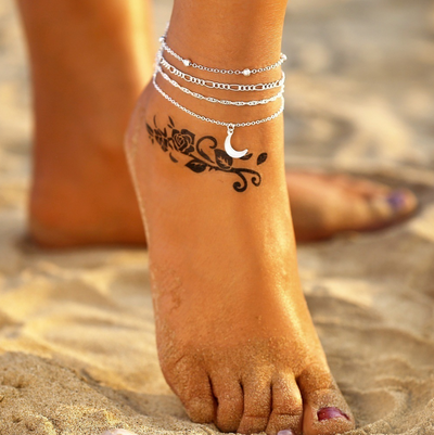 The Moon Anklets Foot Jewelry - Carvan Mart