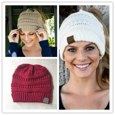 Knitted Woolen Hat - 3pcs set20 - Women's Hats & Caps - Carvan Mart