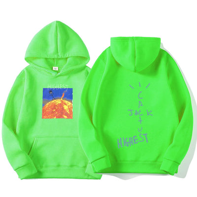 Hoodie print hoodie - Fruit green - Men's Hoodies & Sweatshirts - Carvan Mart