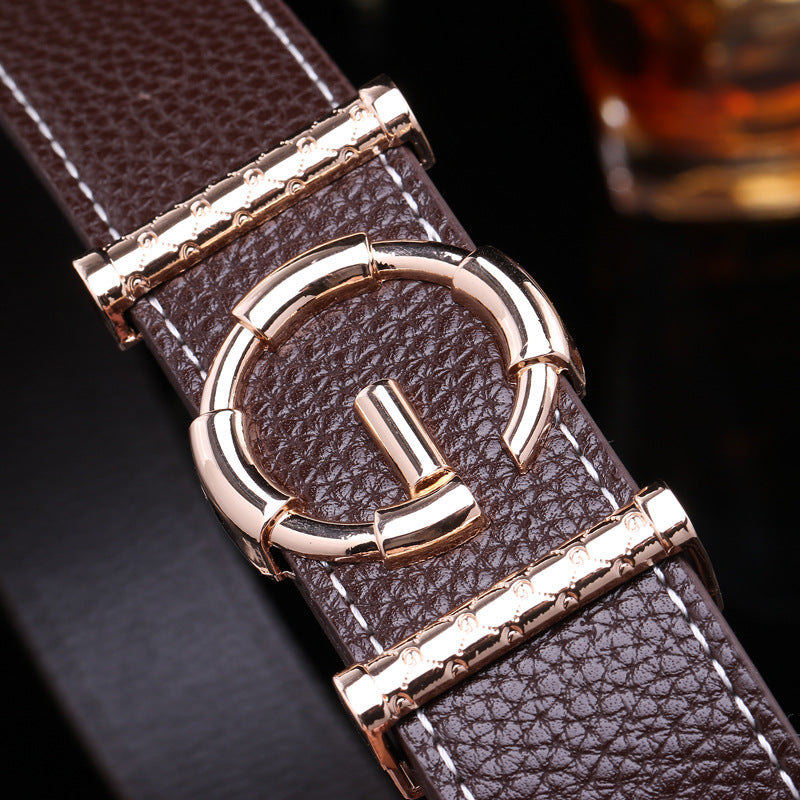 Ladies luxury belts cummerbunds for women G buckle Belt Genuine Leather belt Fashion genuine leather men belts buckle - - Belts & Cummerbunds - Carvan Mart