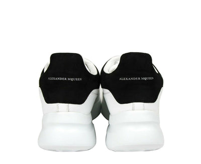 Alexander McQueen Women White Leather Suede Sneaker - - - Alexander McQueen