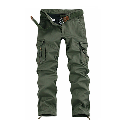 Men's All-Season Cotton Cargo Pants - Durable Outdoor and Military Style - Carvan Mart