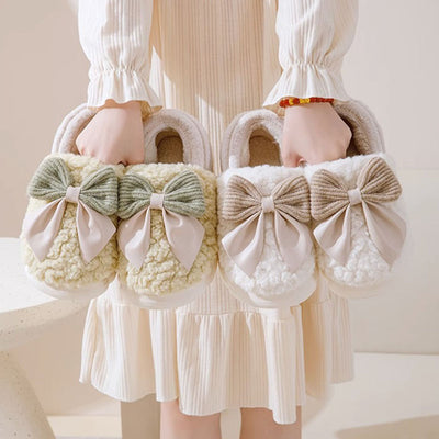 Fluffy Slippers Cotton Shoes Fashion Thick-soled Platform Shoes - Carvan Mart