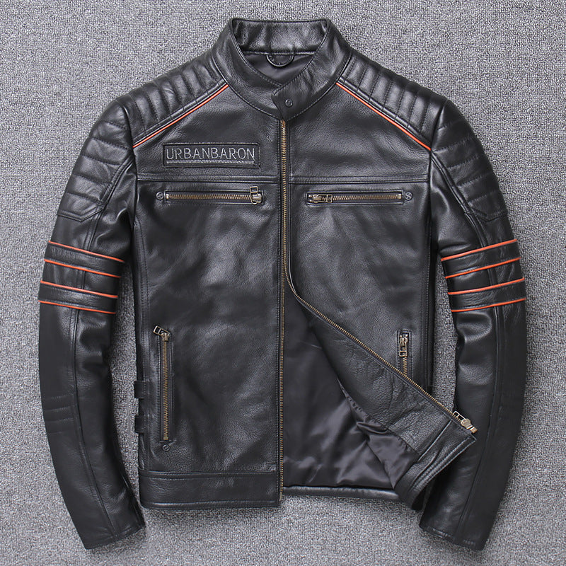 Harley Genuine Leather Men's Motorcycle Riding Slim Fit - - Genuine Leather - Carvan Mart