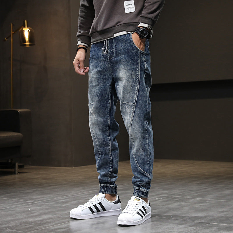 Men's Plus Velvet Stretch Plus Size Jeans Slim Casual - Carvan Mart Ltd