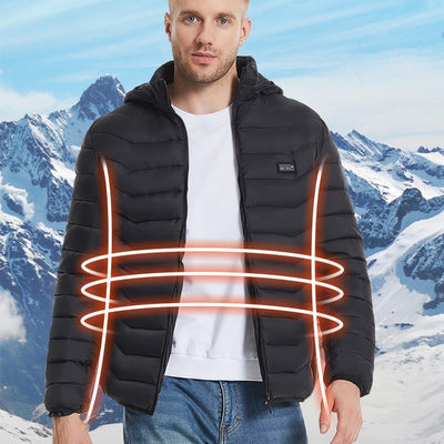 USB Charging And Heating Jacket Throughout The Body - - Men's Jackets & Coats - Carvan Mart