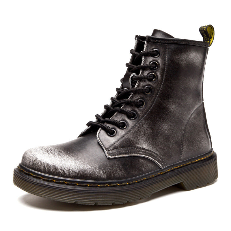 SMOOTH LEATHER LACE UP Martens Boots - Carvan Mart