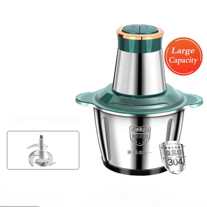 Meat Blender Stainless Steel Mincer - 1set of green stainless steel - Compact Blenders - Carvan Mart