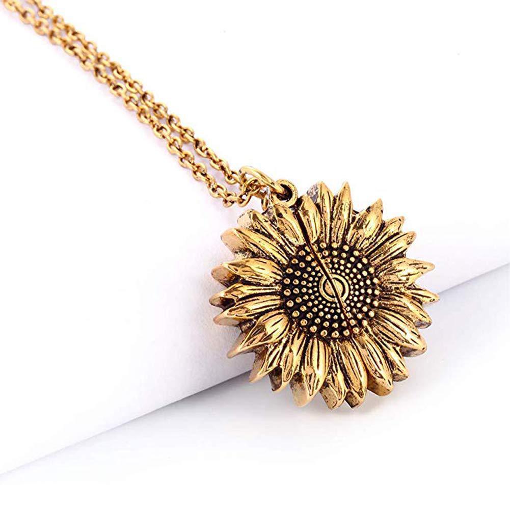 You Are My Sunshine Sunflower Necklace - - Necklaces - Carvan Mart