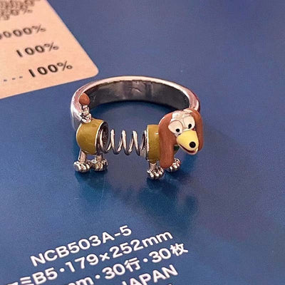 Cartoon Cute Puppy Ring Girls - Dogring - Women's Rings - Carvan Mart