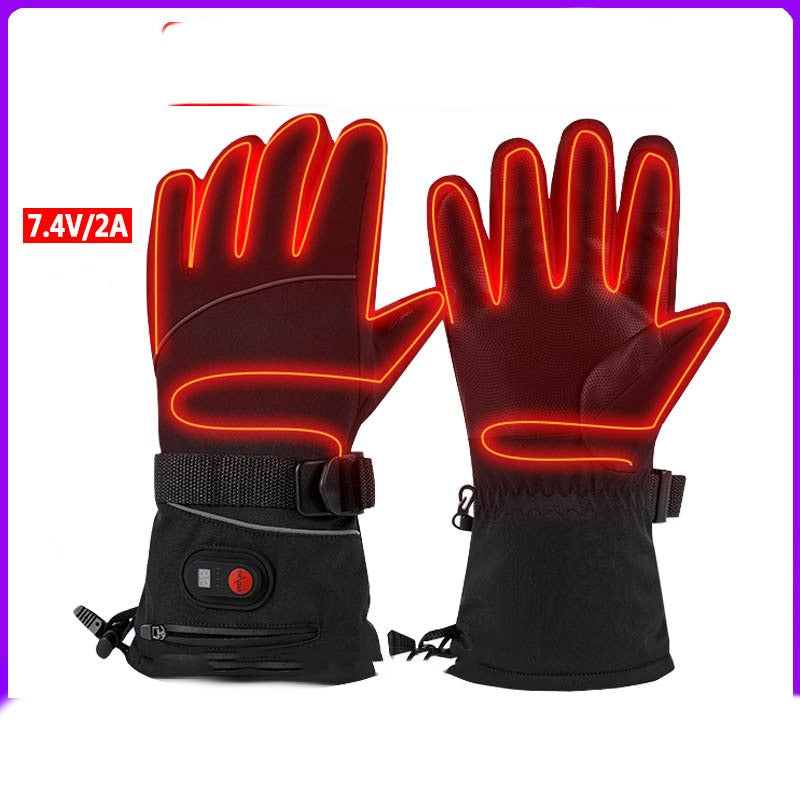 Heating Gloves Outdoor Skiing Cycling - Single Gloves Average Size - Men's Gloves - Carvan Mart