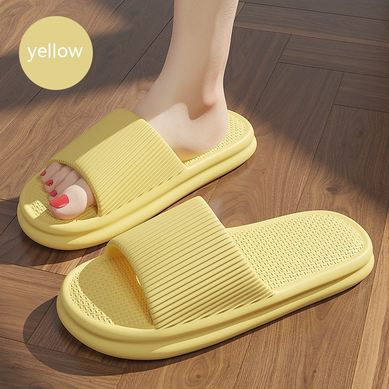 Home Slippers For Women Men Soft Anti-slip Bathroom Slippers Shoes - Carvan Mart