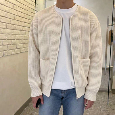 Fashion Ins Trendy Knitted Cardigan Men's Sweater - - Men's Sweaters - Carvan Mart