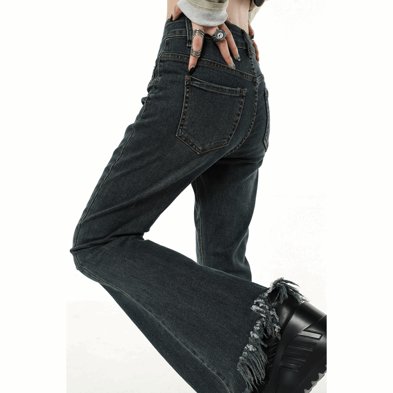 Fashionable Vintage Blue Jeans For Women - Carvan Mart