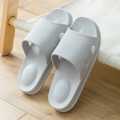 Women Bathroom Slippers With Heel Massage Ball Design Shoes - Carvan Mart