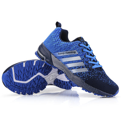 Casual Breathable Fly Woven Mesh Sneakers - Carvan Mart