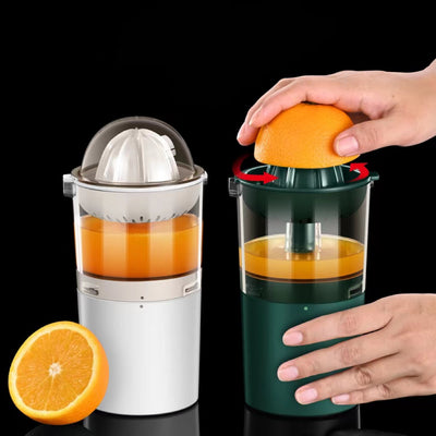 Portable Blender Electric Orange Press Mini Fruit Juicer Manual Juicer Cup Wireless Portable Juicer Bucket Juicer Kitchen Gadgets - Carvan Mart