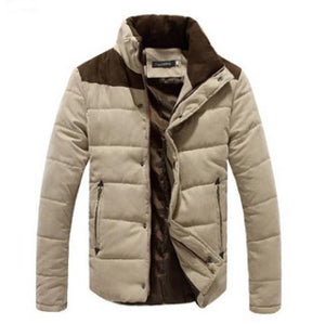 Warm Causal Parkas Male Outerwear Windbreak Jackets Coats - Carvan Mart