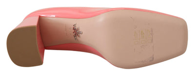 Prada Elegant Square Toe Pink Heels - - - Prada