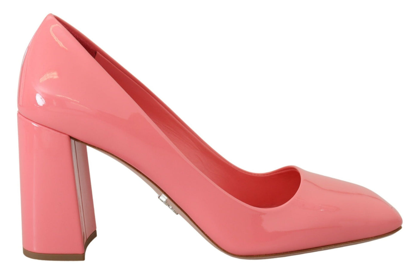 Prada Elegant Square Toe Pink Heels - - - Prada