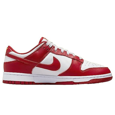 Nike Dunk Low Shoe - Gym Red Gym Red-White Blanc - Sneakers - Nike