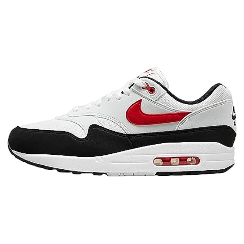 Nike Air Max 1 Shoes - White University Red-white - - Nike