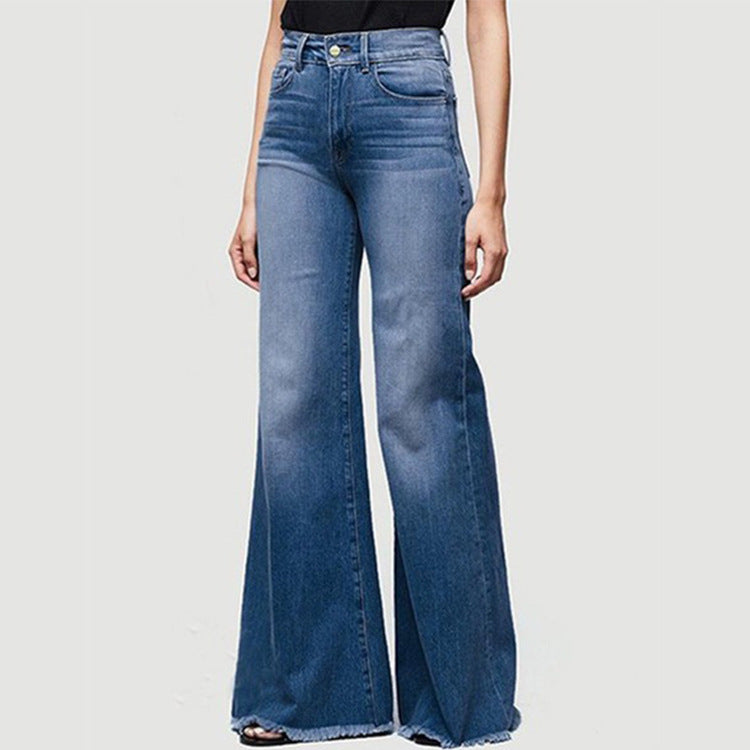 Carvan Low Rise Baggy Jeans Women's Slim Fit Denim Trousers - Carvan Mart