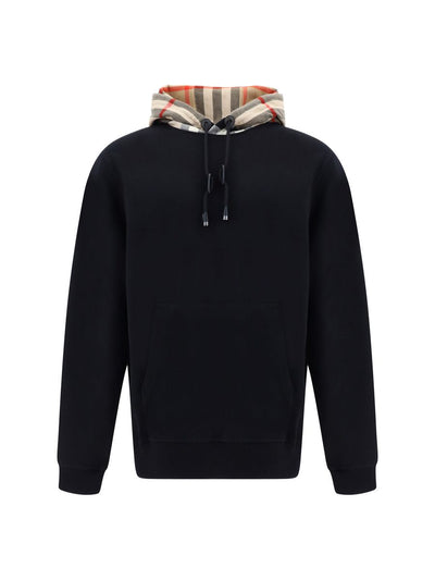 Burberry Elegant Oversize Black Samuel Hoodie - - - Burberry